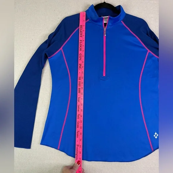 J104 Jofit Blue and Pink Long Sleeve Top - Picture 9 of 9